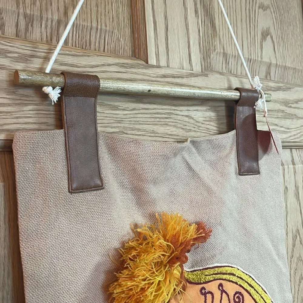 OPALHOUSE Jungalow Pumpkin Fall Wall Hanging *NEW*